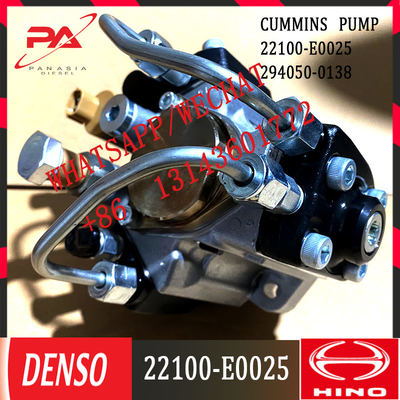 Professional factory supply 22100-E0025 J08E diesel engine diesel fuel injection pump for excavator parts 294050-0138