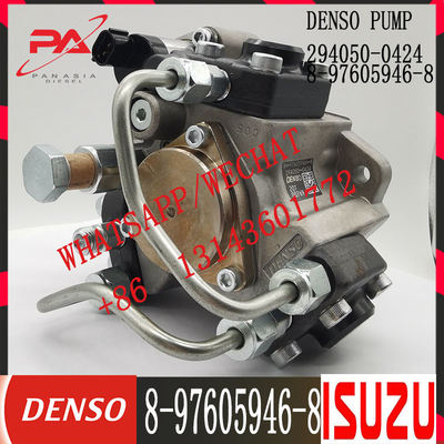High quality excavator parts original remain fuel injection pump 294050-0424  For ISUZU 8-97605946-8 DENSO