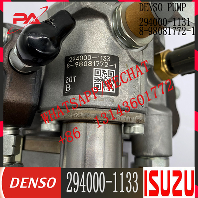Common Rail Diesel Fuel Injection Pump 294000-1133 For Isuzu 8-98081772-1