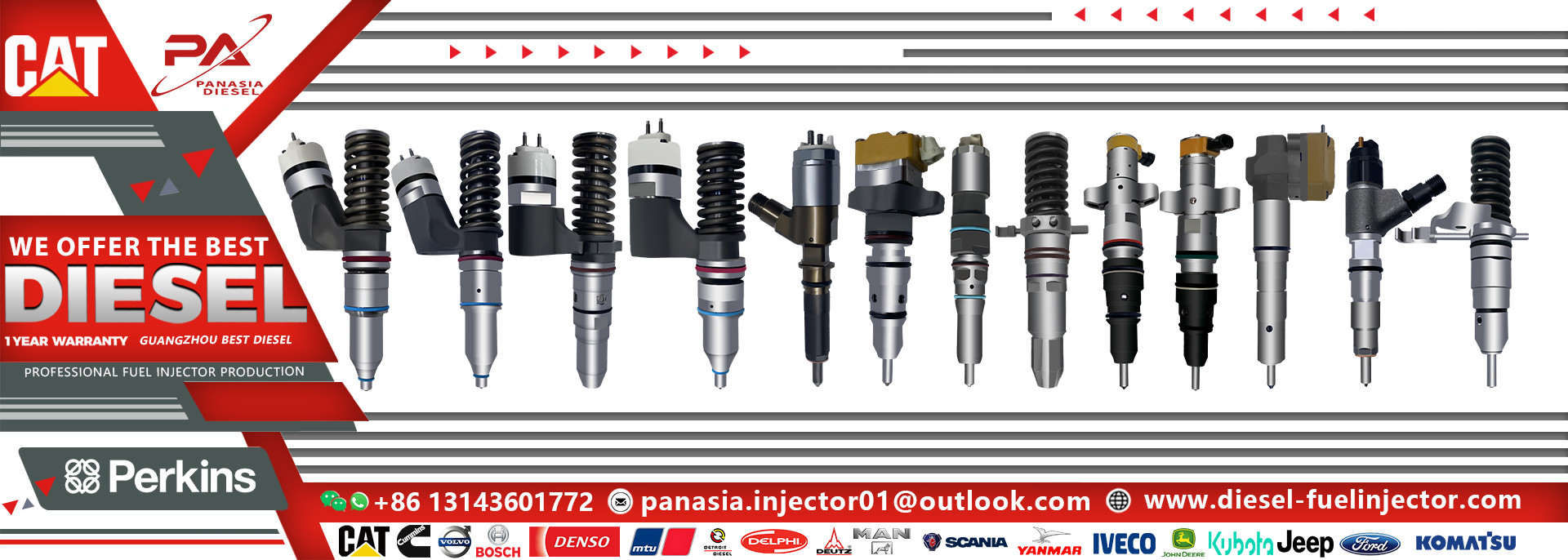 کیفیت CATERPILLAR تزریق کننده های سوخت دیزل کارخانه