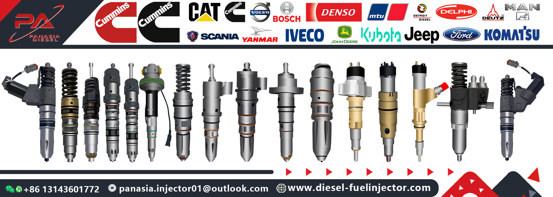 کیفیت CATERPILLAR تزریق کننده های سوخت دیزل کارخانه