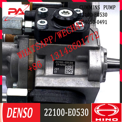 294050-0491 Diesel Fuel Injection Pump 294050-0491 22100-E0531 22100-E0530 For Hino J08E