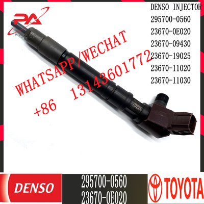 DENSO Diesel Common Rail Injector 295700-0560 For TOYOTA 23670-0E020 23670-09430