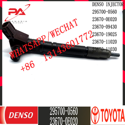 DENSO Diesel Common Rail Injector 295700-0560 For TOYOTA 23670-0E020 23670-09430