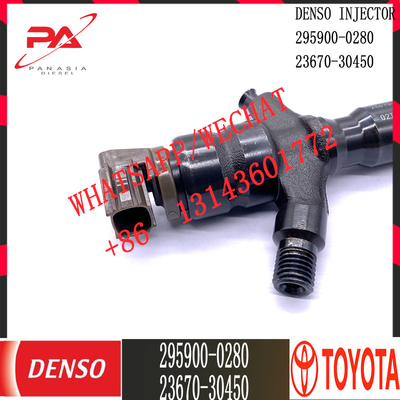 Diesel Truck Common Rail Injector 295900-0280 For Toyota 23670-30450