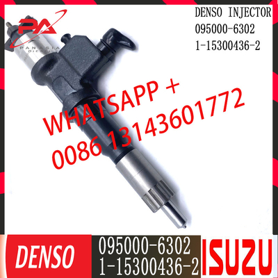 DENSO Diesel Common Rail Injector 095000-6302 For ISUZU 1-15300436-2