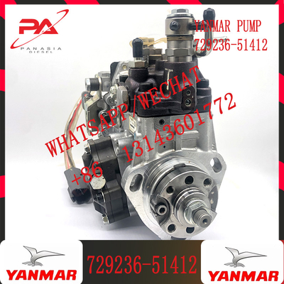 3TNV88 Diesel Engine Spare Parts Fuel Injection Pump 729236-51412