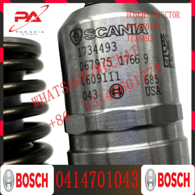 1734493 Common Rail Diesel Fuel Pump Injector 0414701092 0414701043