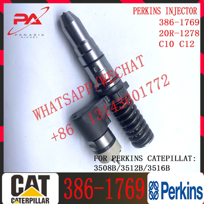 386-1769 Diesel Fuel Injector 20R-1278 For C-A-Terpillar 3508B 3512B 3516B Engine Common Rail