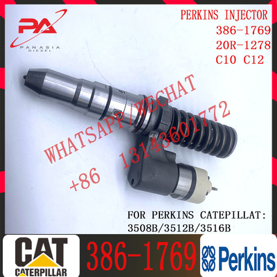 386-1769 Diesel Fuel Injector 20R-1278 For C-A-Terpillar 3508B 3512B 3516B Engine Common Rail