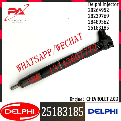 25183185 DELPHI Common Rail Diesel Fuel Injector 28264952 28239769 28489562 For CHEVROLET