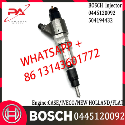 original Diesel Common Rail Injector 0445120092 504194432 for CASE//NEW HOLLAND/FLAT