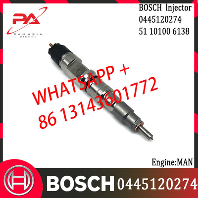 Original Diesel Common Rail Injector 0445120274 0445120275 0445120276 for MAN 51101006138 51101006139 51101006140