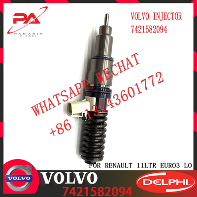 21582094 BEBE4D35001 Diesel Fuel Injector For VOL-VO TRUCK RENAULT 11LTR EURO3 LO E3.18 7421582094 21644596 85003948