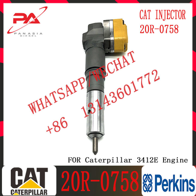 Diesel fuel injector Engine Parts Common Rail Inyector 1747526 174-7526 20R-0758 For C-A-T C-A-Terpillar 3412E Engine Truck