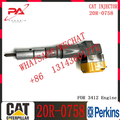 Diesel fuel injector Engine Parts Common Rail Inyector 1747526 174-7526 20R-0758 For C-A-T C-A-Terpillar 3412E Engine Truck