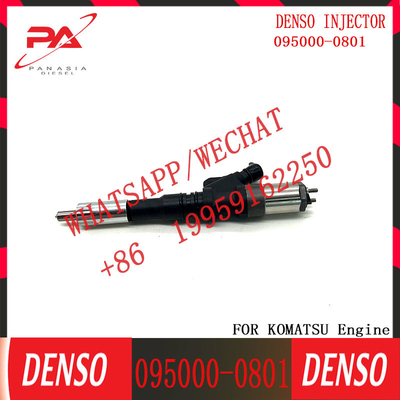 0950000801 Original Auto Parts Diesel Fuel Injector Engine Common Rail Injector 6156-11-3100 095000-0801