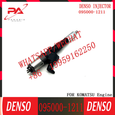Common Rail Fuel Injector 095000-1211 095000-1210 6156-11-3300 for KOMATSU FC450-7 6D125 PC400-7 PC450-7