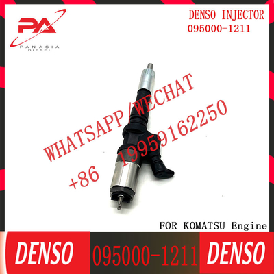 Common Rail Fuel Injector 095000-1211 095000-1210 6156-11-3300 for KOMATSU FC450-7 6D125 PC400-7 PC450-7