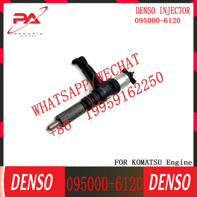 Diesel Common Rail Fuel Injector 095000-6120 For Komatsu PC600 Excavator 6261-11-3100 injector diesel