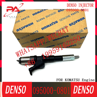 0950000801 Original Auto Parts Diesel Fuel Injector Engine Common Rail Injector 6156-11-3100 095000-0801