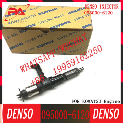 High quality new PC650-8 Diesel Engine 6D140 Common Rail Fuel Injector 095000-6120