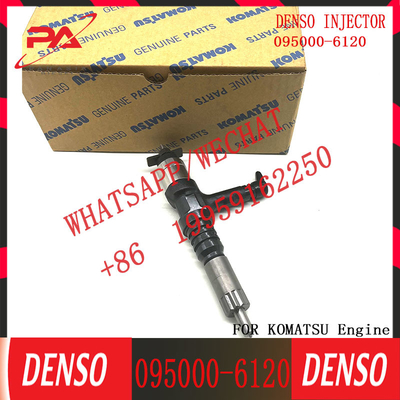 High quality new PC650-8 Diesel Engine 6D140 Common Rail Fuel Injector 095000-6120