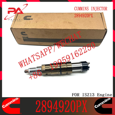Common rail injector fuel injecto 2894920PX 2058444 2482244 2872289 2086663 2031386 for ISZ13 Excavator DC09 DC16 DC13