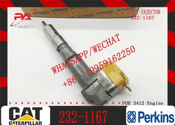 Excavator accessories fuel injector 232-1167