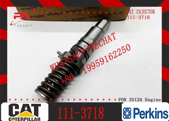 Construction Mechanical Engine Parts Diesel Fuel Injectors 4P9076 111-3718 For Caterpillar 3508 3512 3516 Engine