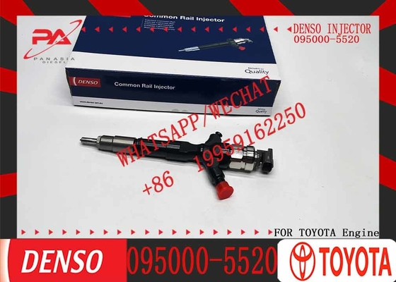  2KD New Diesel Common Rail Fuel Injector 095000-5520 Nozzle Injector 095000 5520 0950005520 for Toyota