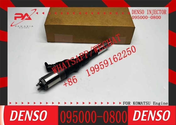 Common Rail Fuel Injector 095000-0801 095000-0800 6156-11-3100 For KOMATSU HM300-1/1L/HM300TN/WA450-7/WA470-5/WA480-5/D6