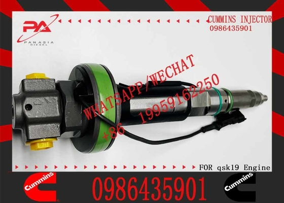 Quality goods Common Rail Diesel Fuel Injector 2882077 0986435901 F00BJ00006 For Cummins QSK19 QSK38 QSK60