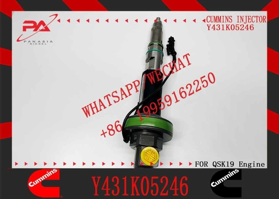 Common Rail Diesel Fuel Injector Y431K05246 4089972 For Cummins QSK19 QSK38 QSK60