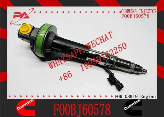 Common Rail Diesel Fuel Injector FO0BJ60578 4089972 For Cummins QSK19 QSK38 QSK60