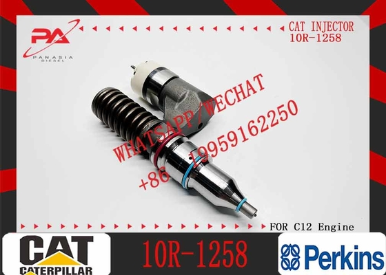 Construction machinery Excavator engine parts diesel common rail injector 10R-1258 10R1258 injectors for CAT engine