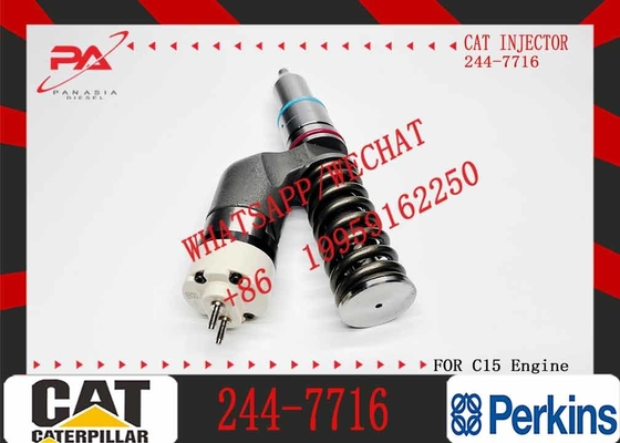 244-7716 Fuel Injector for C15 C18 C27 3408E Diesel Engine Parts 2447716 fuel injector assembly