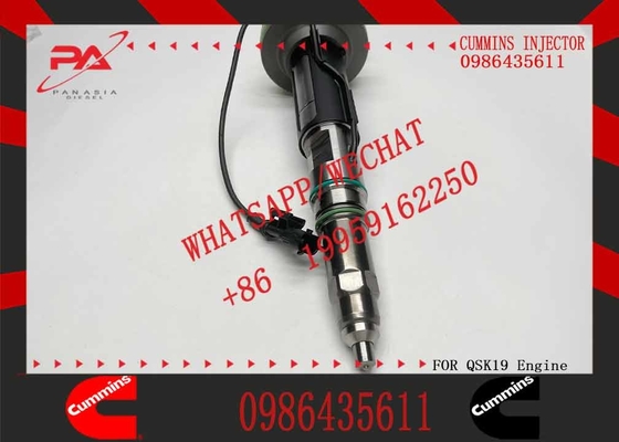4964171 Fuel Injector 0986435611 Diesel Engine Fuel Injector 0986435611 4964171 For C-ummins QSK19 QSK60 Engine