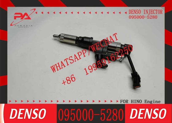Good Quality Common Rail Fuel Injector Assy 23670-E0291 095000-5280 Fits For Hino J08E Engine Kobelco Excavator