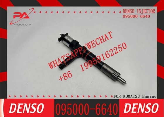 Diesel Common Rail Fuel Injector 095000-6640 6251-11-3200 6251-11-3201 For Denso Komatsu SAA6D125E WA470 PC400-8 Engine