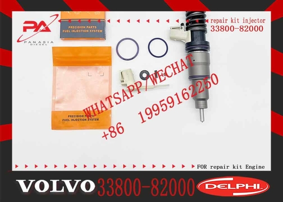 Diesel Fuel Electronic Unit Inyector EUI Injector 33800-82000 BEBE4D19001 33800-84820 BEBE4D19002 For Delphi Del Volvo Truck D12