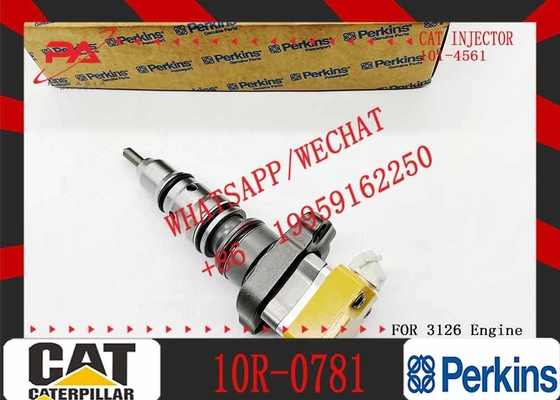 Construction Machinery Parts Diesel Engine Injector 10R-0781 222-5966 173-9379 for 3126B 3126E CAT Diesel Engine Injector