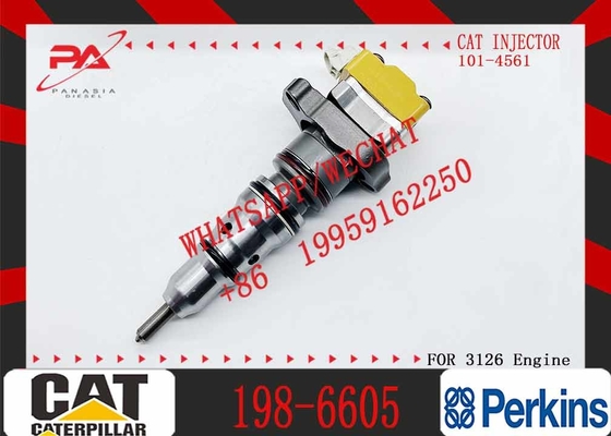 High Quality Fuel Injector 198-6605 Diesel Engine Fuel Injector 1986605 198-6605 for CAT 3126E 5110B 3126B 3512B