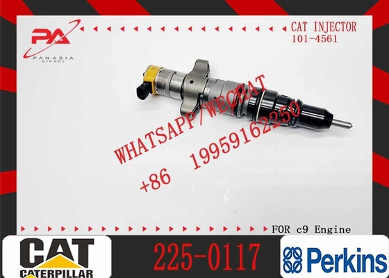 Factory 225-0117 Fuel Injector C9 Engine Spare Parts Diesel Fuel C9 Injector 225-0117 for CAT C9 330D 340D 336D Excavator