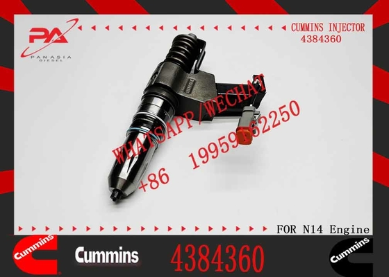 NTA855 QSN N14 Used Engine Parts Injector 4384360 Model for Machinery Repair Shops with 6 Months Warranty