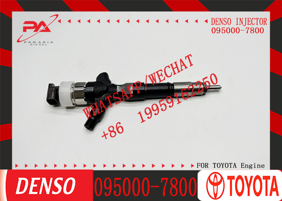 Diesel Fuel Common Rail Injector 095000-7800 095000-7801 23670-30310 23670-30250 23670-39145 for Toy-ota Hiace 2.5 D-4D 2KD-FTV