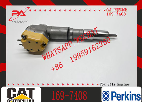KJC Excavator Parts Engine 3408 3412 Fuel Injector 4CR01974 169-7408 174-7527 222-5967 20R-0760 for Construction Machinery