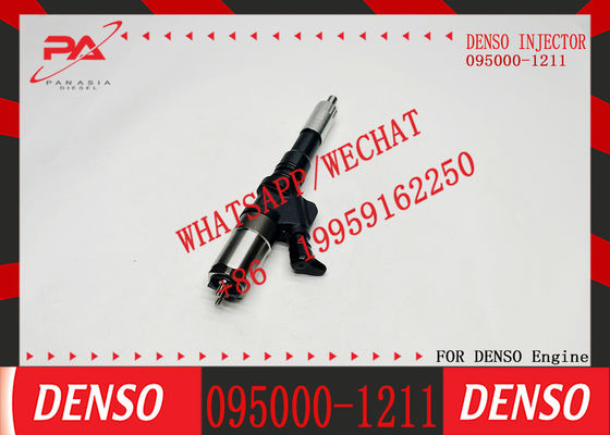 Fuel Injector 095000-1211 095000-1210 6156-11-3300 095000-0800 6156-11-3100 For 6D125 Engine PC400-7 PC450-7 Excavator