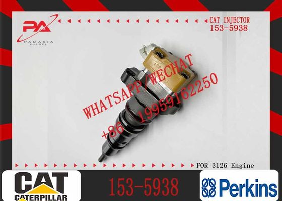 Excavator Injector 153-5938 1535938 For 3126 Engine Parts Diesel Nozzle Assembly