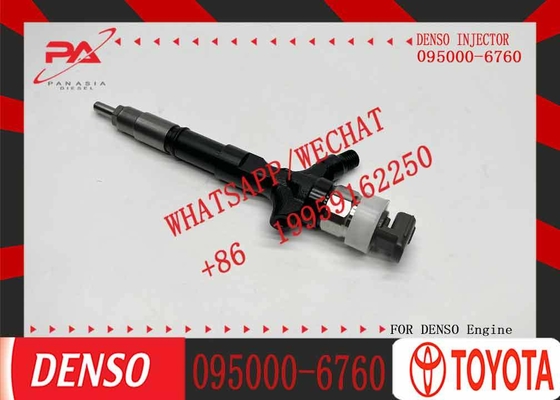 Common Rail Injector 23670-30140 095000-6760 Injector for TOYOTA 1KD-FTV, 2KD-FTV, D-4D, Injector Nozzle 23670-30140 095000-6760